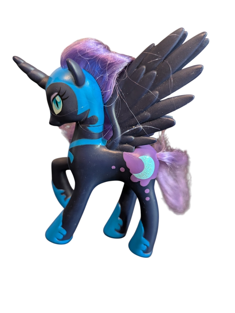 My Little Pony G4 Nightmare Moon Brushable Alicorn Figure Hasbro MLP FIM